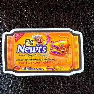 Fig Newts Parody Accent Decor Sticker